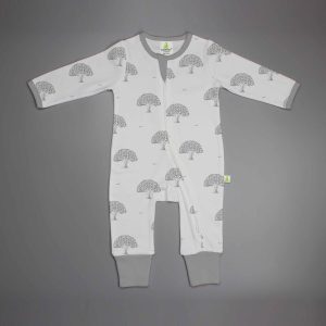 Magic Tree Long Sleeve Zipsuit-imababywear