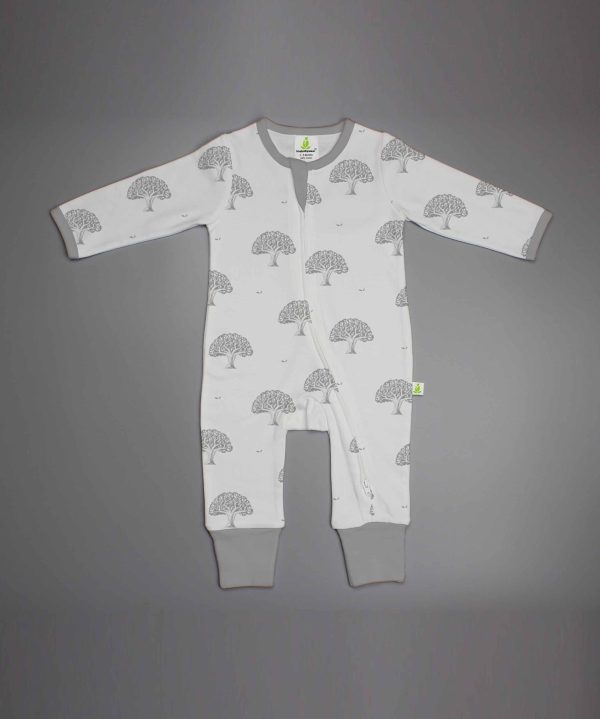 Magic Tree Long Sleeve Zipsuit-imababywear