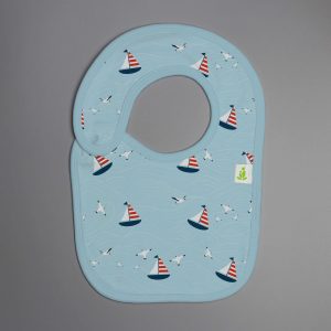 Nautical Reversible Bib - imababywear