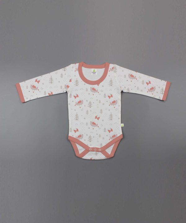 Pink Ballerina Full Sleeve Bodysuit - imababywear