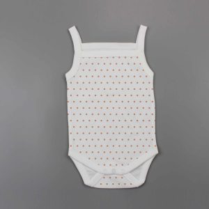 Polka Dots Strapy Bodysuit-imababywear