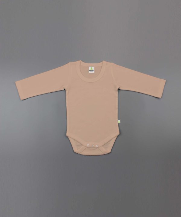 Sand Stone Full Sleeve Bodysuit - imababywear