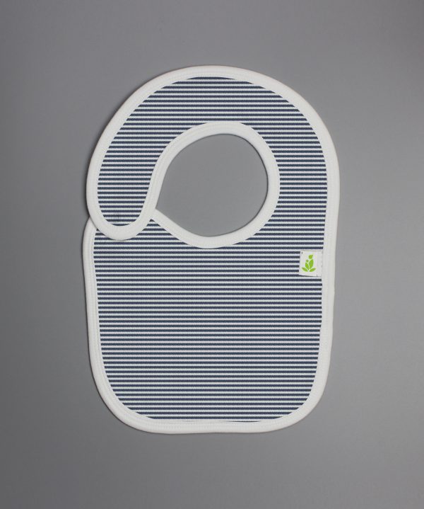 Sapphire Stripes Reversible Bib-imababywear