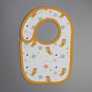 Tiger Space Reversible Bib - imababywear