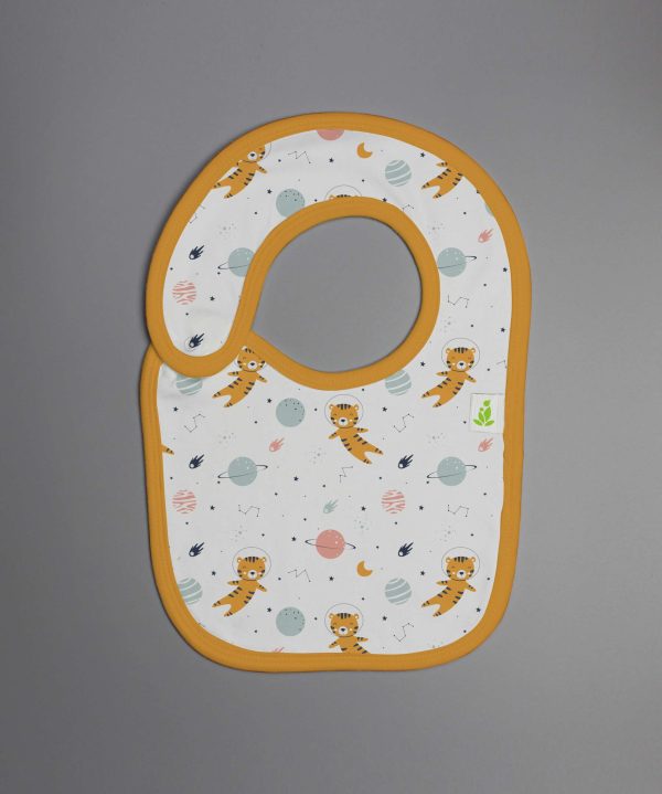 Tiger Space Reversible Bib - imababywear