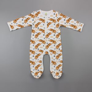 Tiger cubs Button Growsuit-imababywear