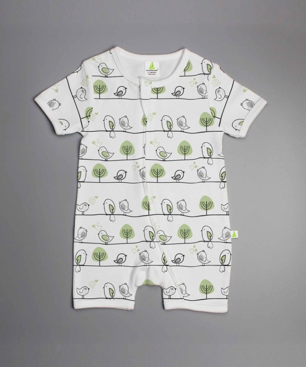 Tiny Tweets Shortsleeve Zipsuit-imababywear