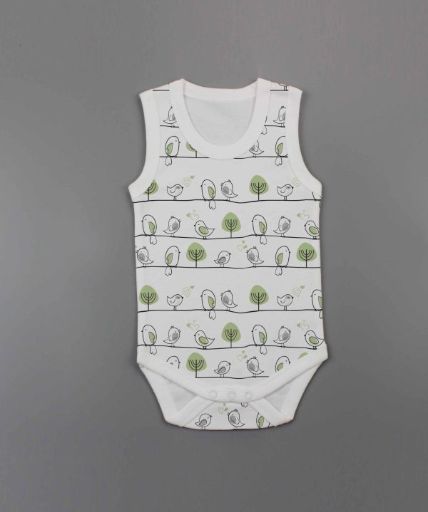 Tiny Tweets Sleeveless Bodysuit-imababywear