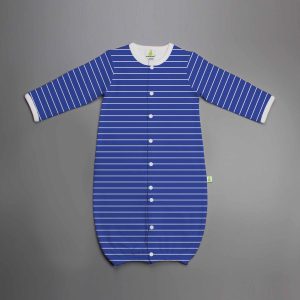 blue stripes-convertible-sleepsuit