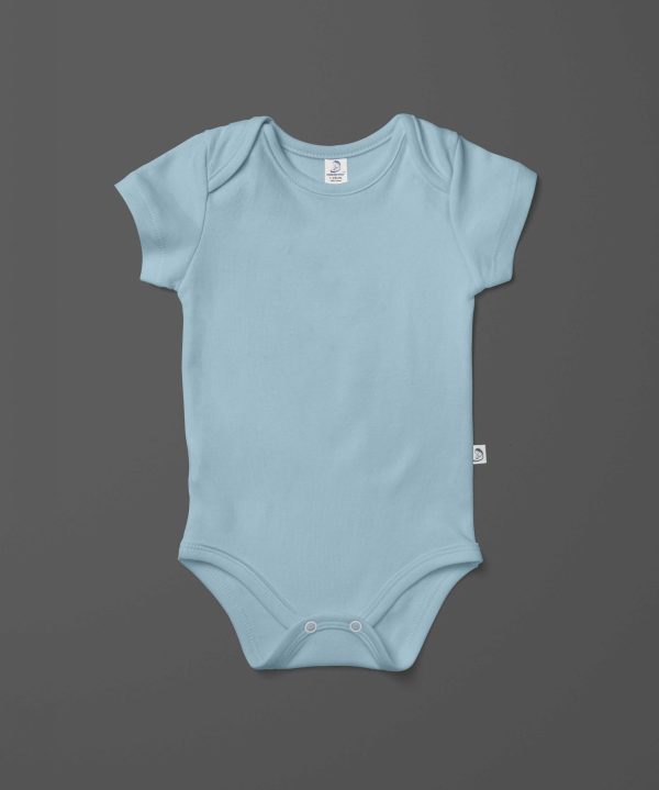 Baby Blue Easy Neck Bodysuit-imababywear