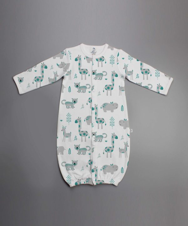 Animal Kingdom Convertible Sleepsuit-imababywear