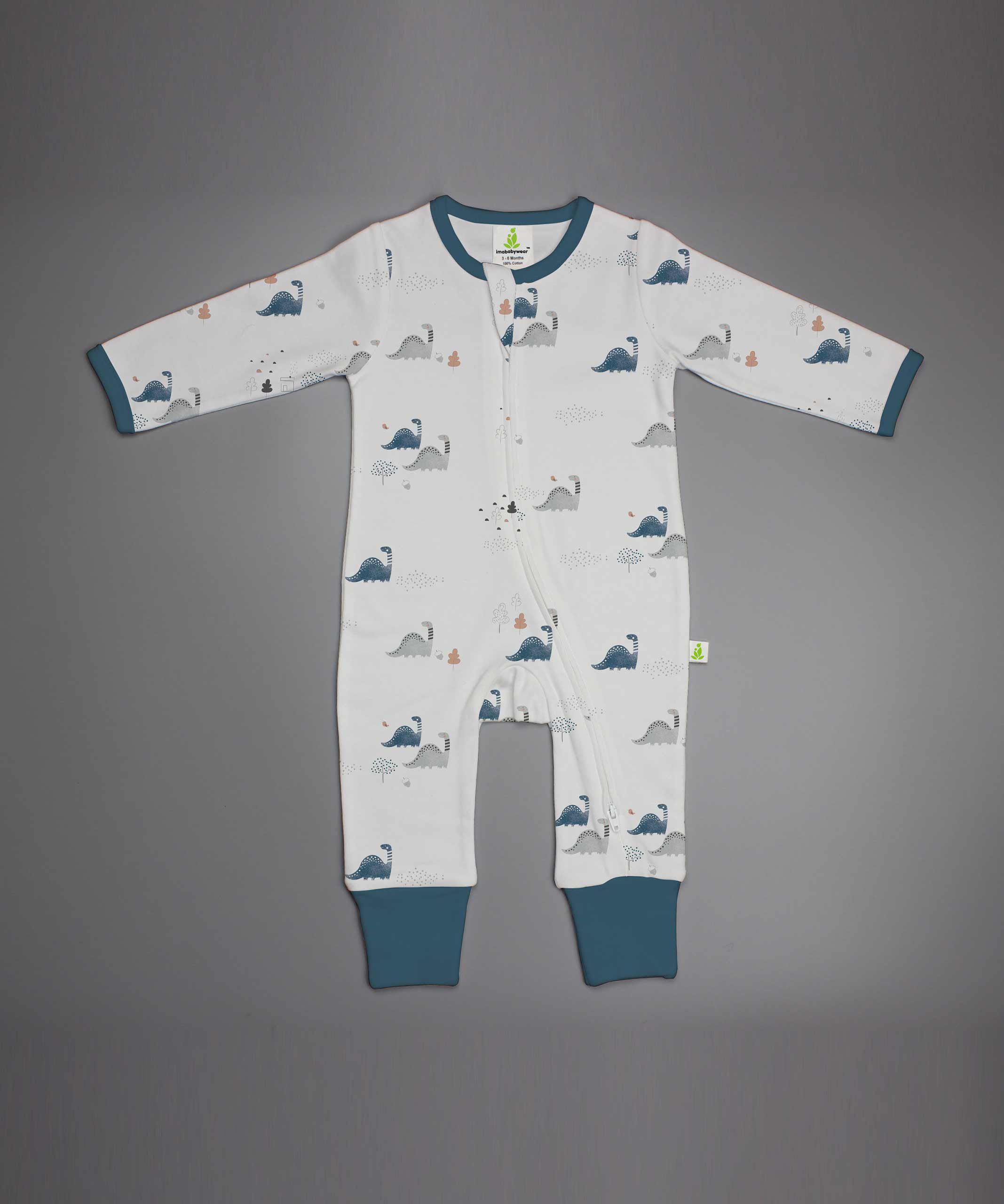 Dino World Long Sleeve Zipsuit – PoleStar Garments