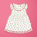 Miss Flamingo Knitted Frill Gown-imababywear