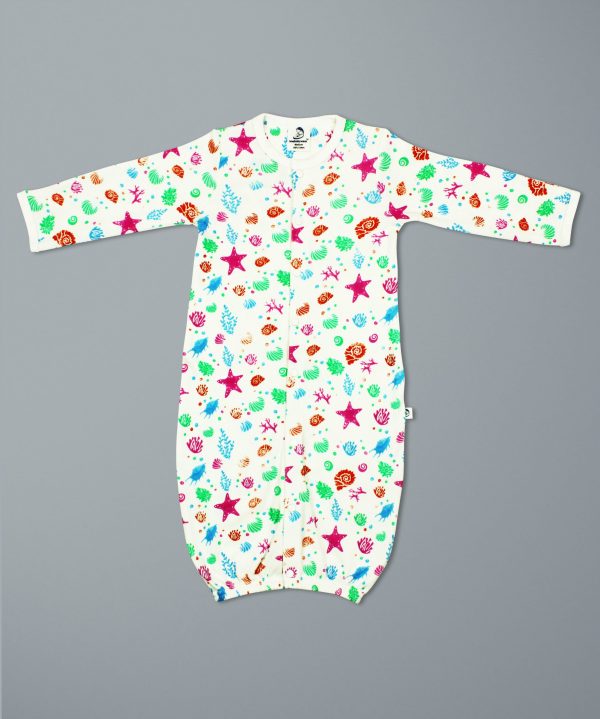 Marine Kingdom Convertible Sleepsuit-imababywear