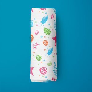 Marine Kingdom Muslin Wrap-imababywear