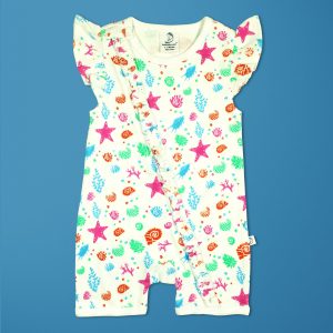 Marine Kingdom Short Sleeve Zipsuit-imababywear