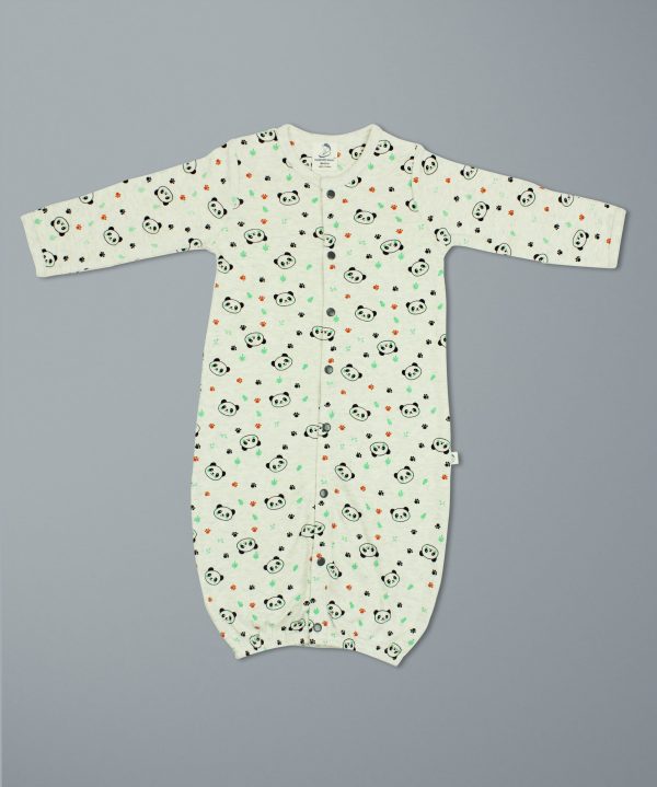 Little Panda Convertible Sleepsuit-imababywear