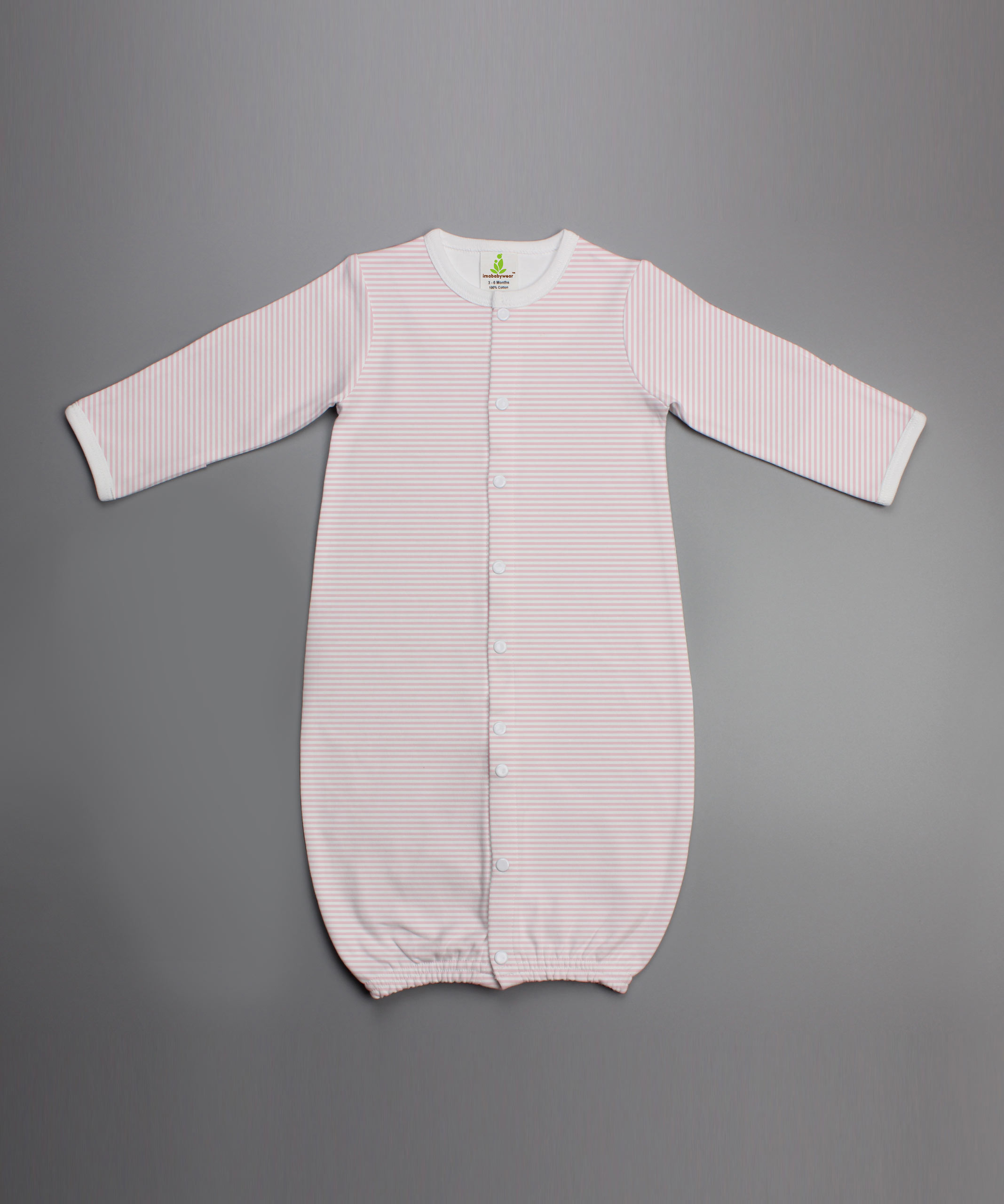 Pink Stripes Convertible Sleepsuit – PoleStar Garments