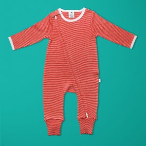 Raspberry Long Sleeve Zipsuit-imababywear