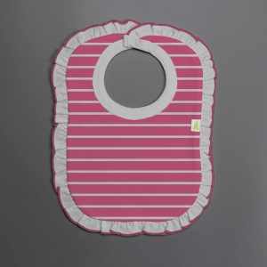 raspberry-stripes-frill-bib