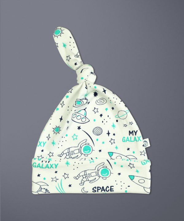 Space Kid Knotted Beanie-imababywear