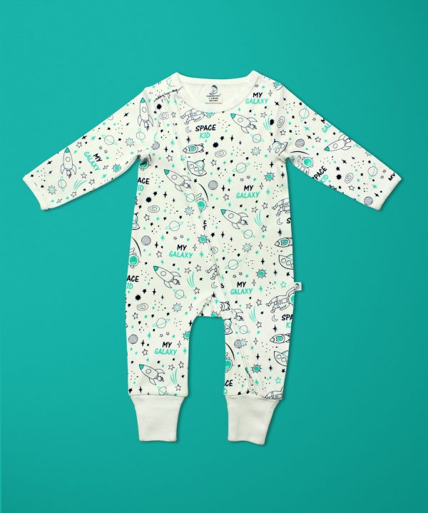 Space Kid Long Sleeve Zipsuit-imababywear