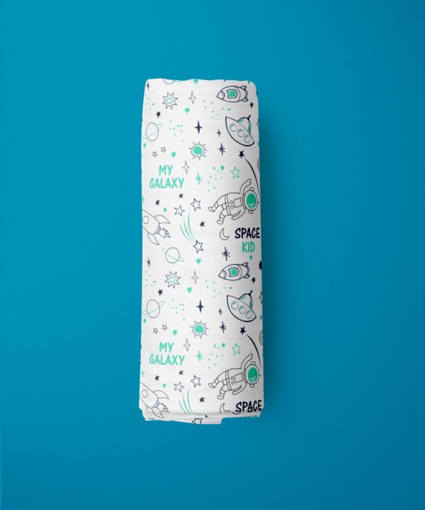 Space Kid Muslin Wrap-imababywear