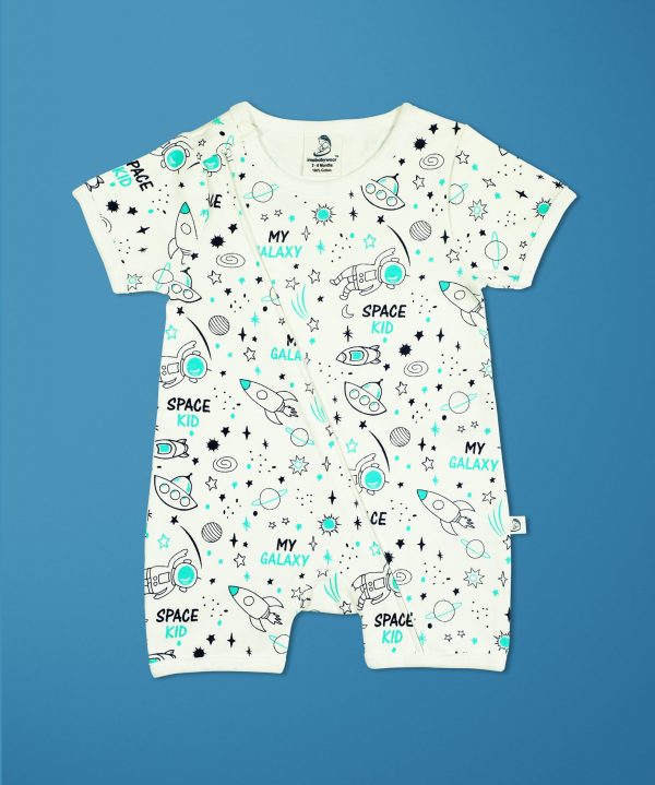 Space Kid Short Sleeve Zipsuit-imababywear