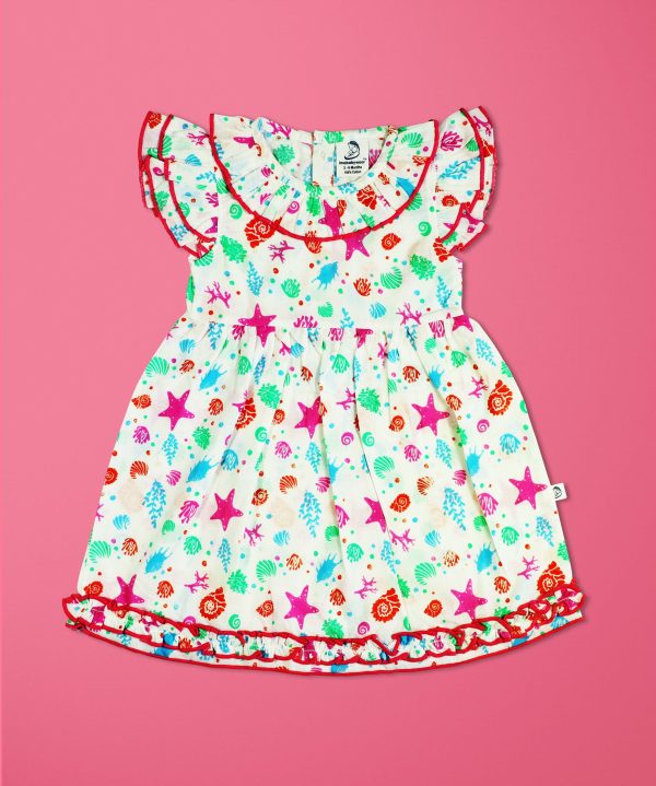 Marine Kingdom Frill Gown-imababywear